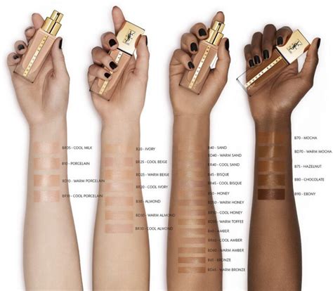 ysl touche eclat foundation swatch|ysl touche eclat cushion shades.